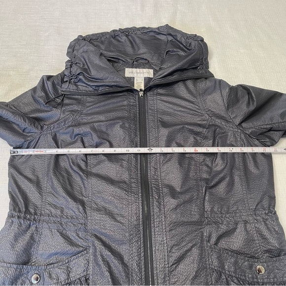 Liz Claiborne Drawstring Waist Lightweight Jacket Size L - Picture 4 of 12